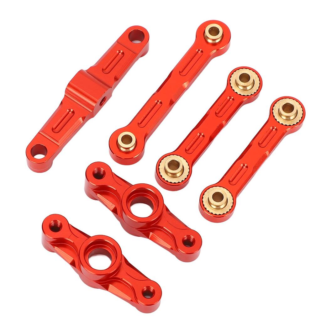 RC Car Steering Tie Rod Alloy Enhanced Performance Steering Assembly Upgrade Parts for  02 RC Car