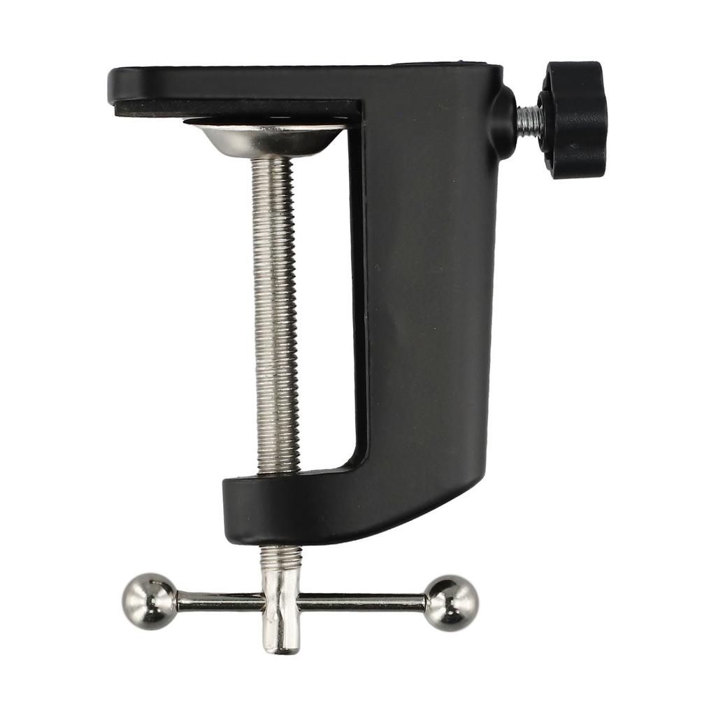 Aluminum Allo Adjustable Desk Lamp Fixed Base Clamp Holder Clip With Stainless Steel Swing For DIY Hose Table Lamp