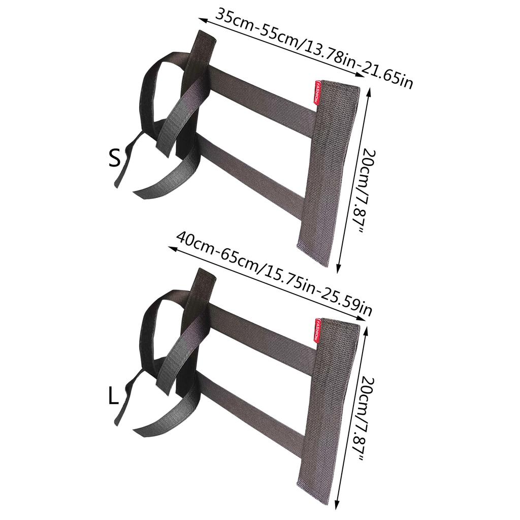 Car Trunk Extinguisher Elastic Storage Bag Fixed Strap Tapes Organizer Adjustable for Auto Interior Back Fixing Bag