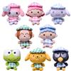 Cute Sanrios Kuromi Melody Cinnamoroll Plush Doll Pendant For Bag And Keychain Decoration