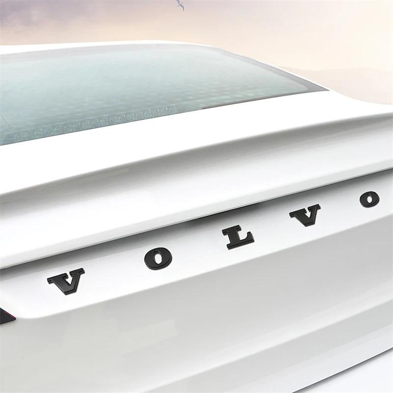 Volvo Car Letter Badge Auto Trunk Metal Stickers For Volvo Xc60 Xc90 V40 V60 S60 V50 V90 S80 C40 XC40 V70 XC70 C30 C70 Rdesign