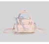 JIAERDI Süße Niedliche Rosa Umhängetasche Damen Harajuku Spitze Schleife Schicker Griff Boston Umhängetaschen Damen Retro Bowlingtasche Y2k