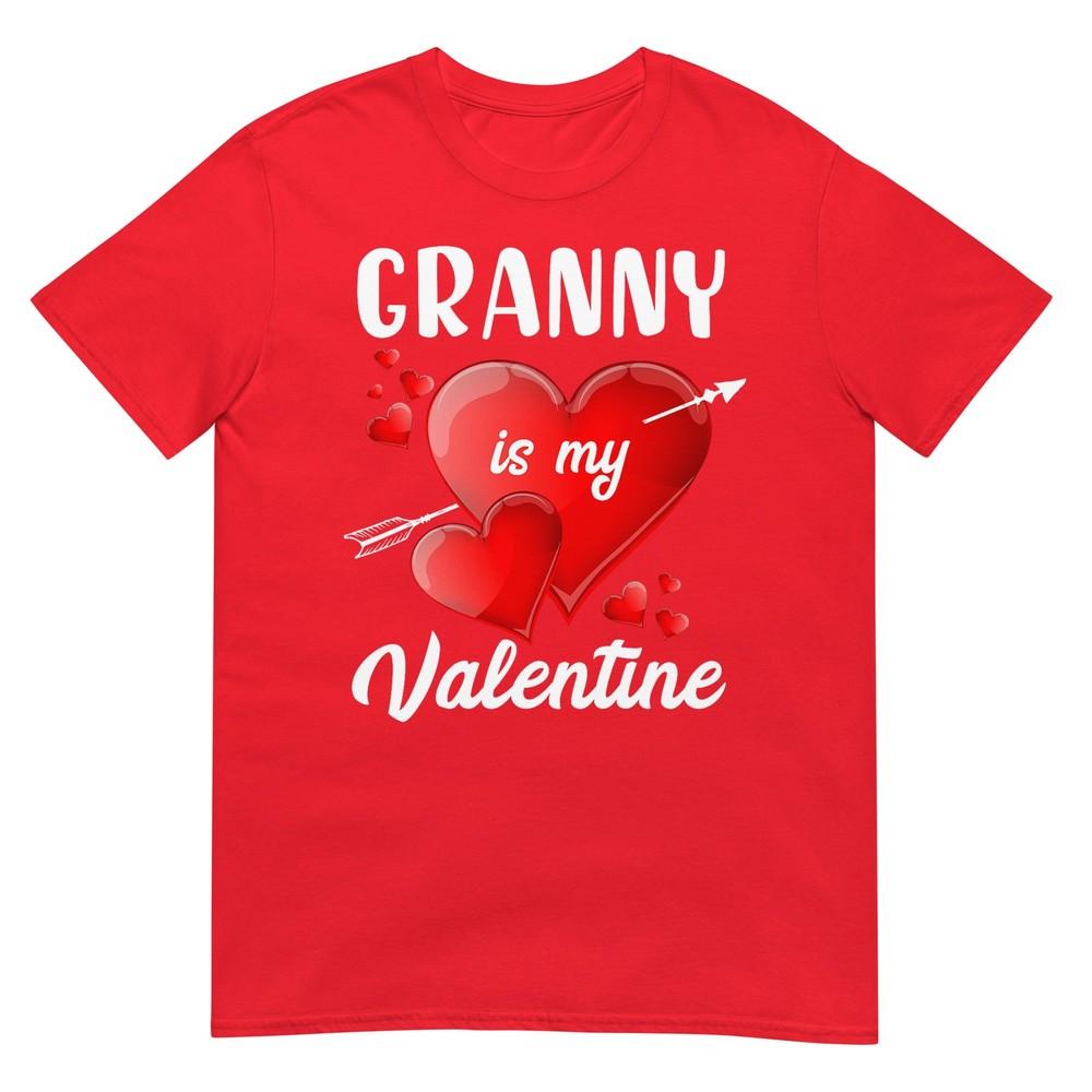 Boys Girls Kids Valentines Day Granny Is My Valentine Tshirt S