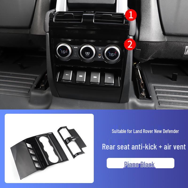 Rear AC Vent Kick Cover for 2020-2025 Land Rover Defender Interior Modification