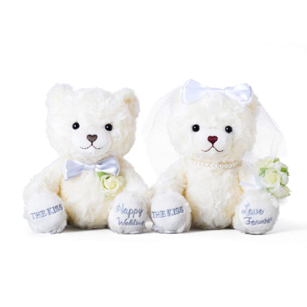 THE KISS Wedding Welcome Reception Plush Wedding Tuxedo WEDDING-BEAR02-8000 Bear, Doll, Bear, Toy, Gift, Dress,