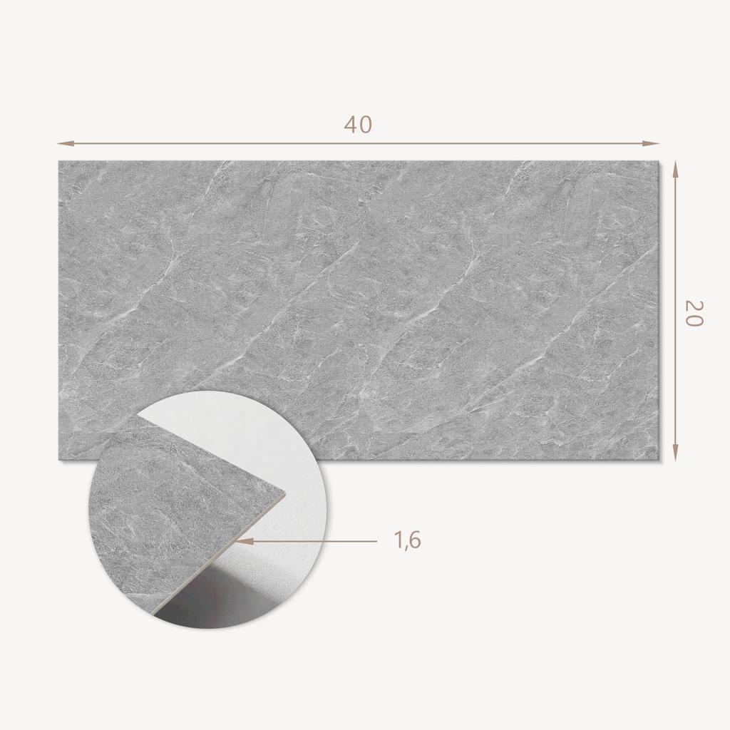 Decorative Vinyl Floor Tiles Natural Stone Texture 10X40X20 Cm