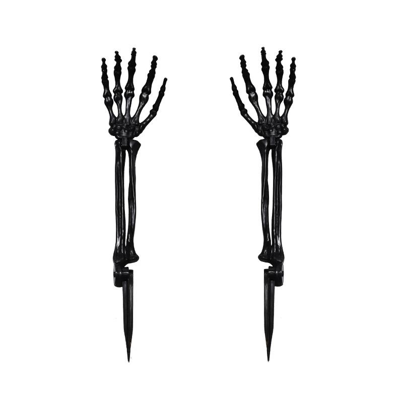 2PC Simulated Hand Bone Skeleton Garden Ghost Hand Bone Yard Ground Insert Halloween Multiple Options Available