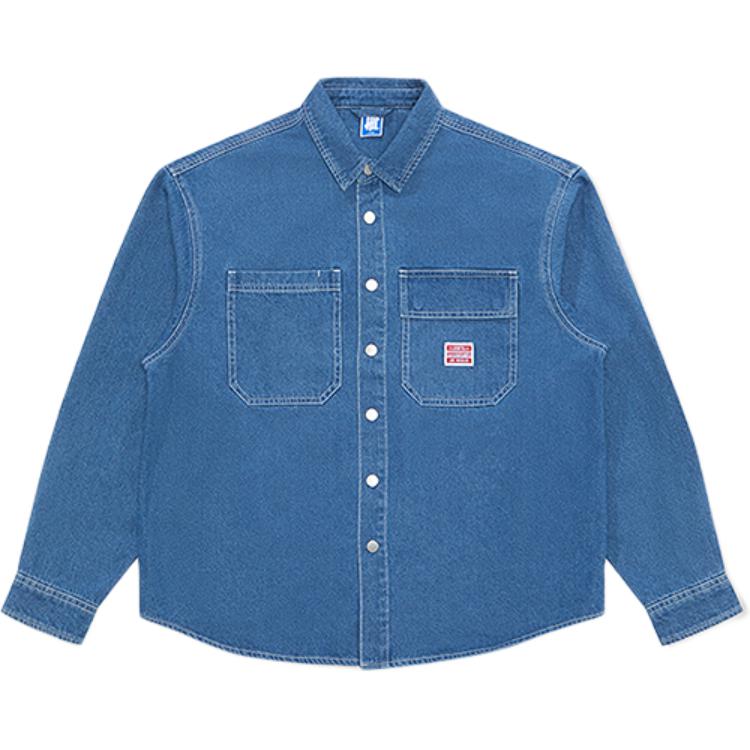 UNDEFEATED SS25 Shirts Unisex Lapel Moderate Denim UC51GLT02M