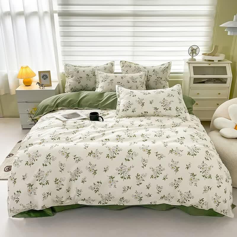 Muxinzi Skin-Friendly Cotton 4-Piece Bedding Set