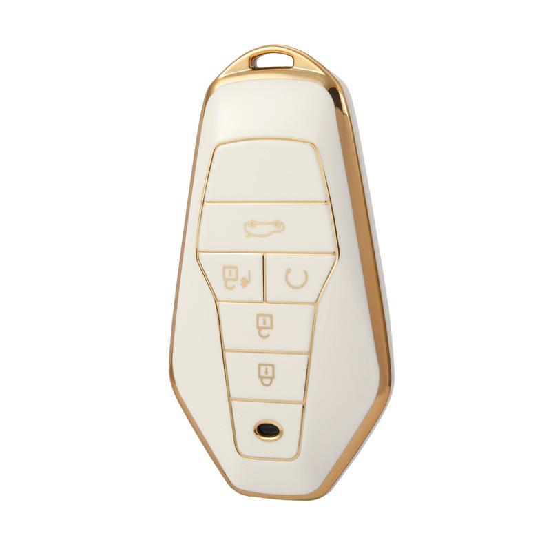 GAC Aion V Z03 2021 Key Case - Fashionable Gold Edge Protective Shell for Women