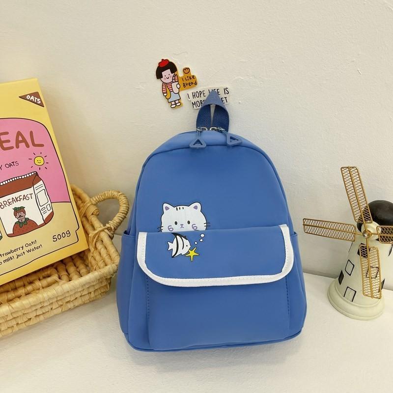 Cute Lightweight Nylon Kids Backpack Adorable Cartoon Design For Boys And Girls