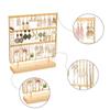 3-Tier Earring Display Holder Metal Ear Stud Rack Earring Organizer Jewelry Holder  Gift