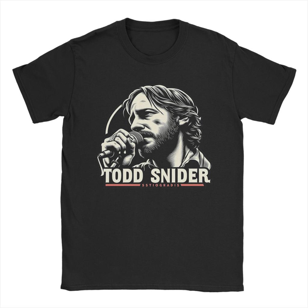 Todd Snider Rip Men's T Shirt  Novelty Tee Shirt Short Sleeve Round Neck T-Shirt 100% Cotton Big Size Tops