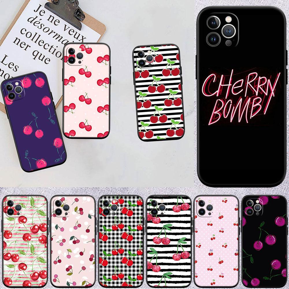 PP19 Cherry fruit Cute Case for Motorola Edge 60 60s 70 G86 G56 G54 E14 G04S G45 G54 G64 S30 S50 X30 X40 X50 Ultra Pro Power