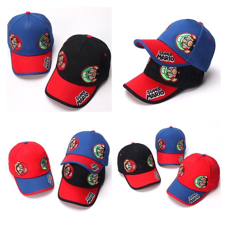 Super Mario Baseball Cap For Kids, Cartoon Duckbill Hat For Boys And Girls, Fashionable Sun Hat