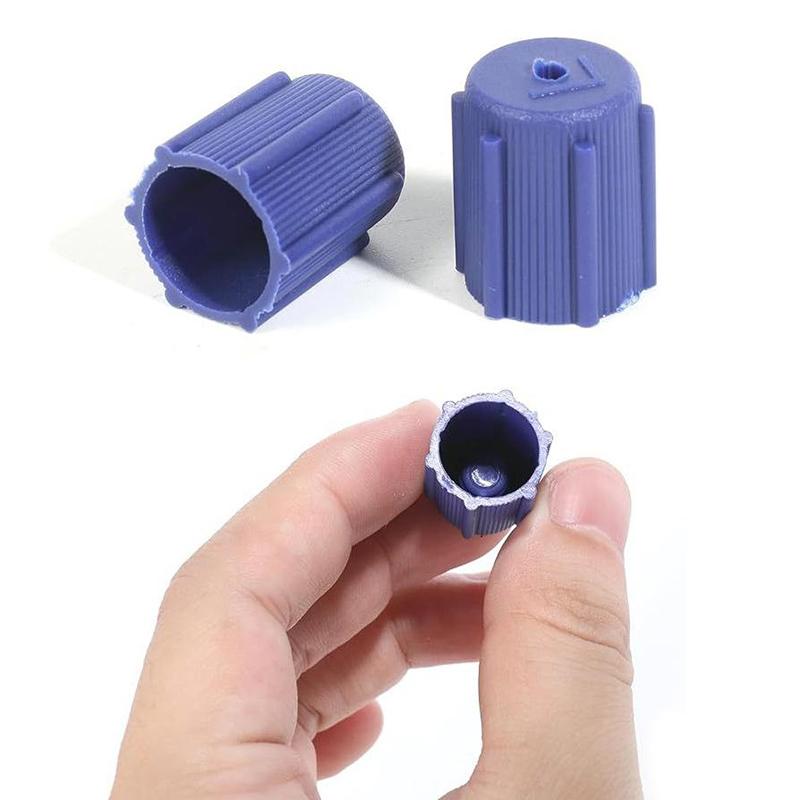 10Pcs/Set R134A Cap A/C Cap 13Mm And 16Mm Car Air Conditioning Service Ac System Charging Port Caps Low Side And High Side
