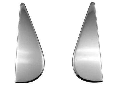 Finish Stainless Steel Plated Pillar Panels for Hustler Ultra-Mirror (2-Piece) [PIL-SIL-432] MR92S/MR52S (R92, R52, 92S, 52S, 92, 52, 90, 50)