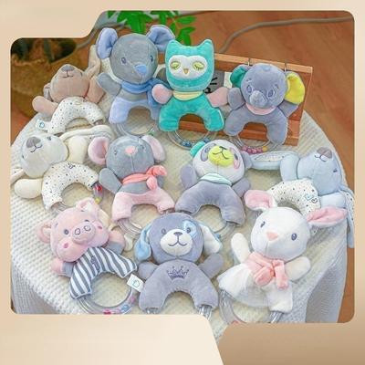 Pet Dog Dog Supplies Toys Wholesale Leisure Puzzle Pet Sound Toys Sand Round Ring Plush Moving Animal Toys