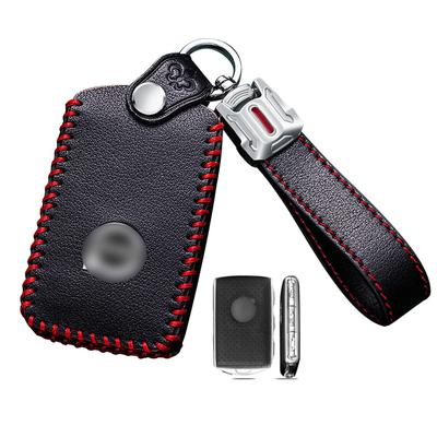 LETINGFAR Schlüsselhülle für Volvo Smart Key Hülle Schlüsselabdeckung Echtes Leder Volvo Spezifisch