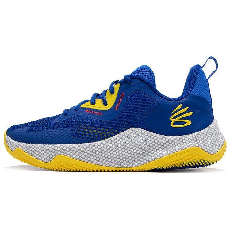 Under Armour Hovr Splash 3 Curry Round Toe Lace-Up Shock Absorbing Non-Slip Wear-Resistant Breathable Low-Top Basketball Shoes Men sneaker 3026275-400