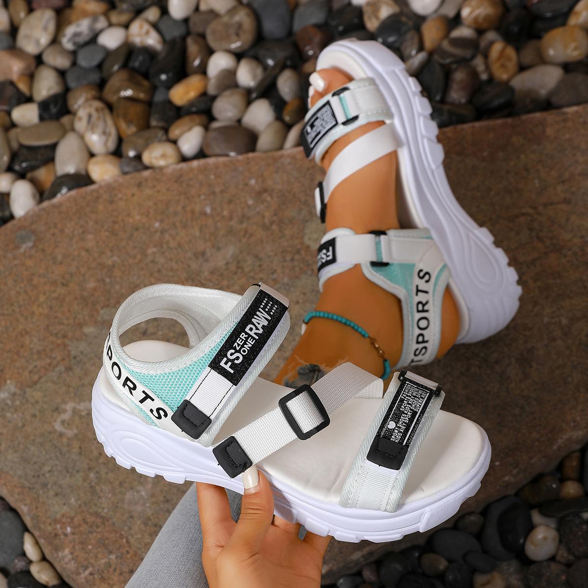 

Fashion 2025 Summer New Women s Sports Sandals Multifunctional 6CM Thick Bottom Trend Sandals Fashion Comfortable Beach Women s Shoes 42 светло-зеленый