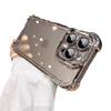 Compatible with iPhone 16/15 Pro Max: Four-Corner Airbag Anti-Drop Case & Transparent Lens Film Protective Cover X.