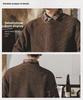 Men's Retro Heavy Washed Thick Sweater - Simple Winter Style