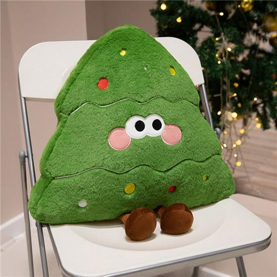 2025 Pink Bear Grinch Tree Skirt & Christmas Decoration Pillow 50cm