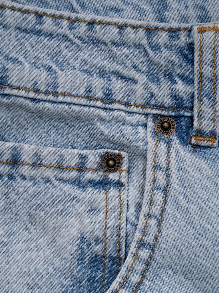 Jigga Wear Dude Men's Super Baggy Jeans Light Blue XXL