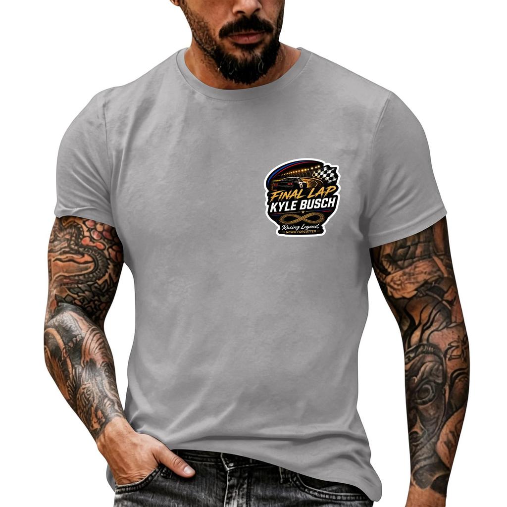 Men's Short Sleeve T Shirt Nascar Racing Inspired Graphic Tee Casual Summer Top Vintage Motorsport Enthusiast Shirt