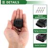 Motoforti Ignition Coil Connector Plug Female Wire Terminal Connector for VW Golf Passat Jetta Plastic Tin-Plated Copper No.4D0971994 Black