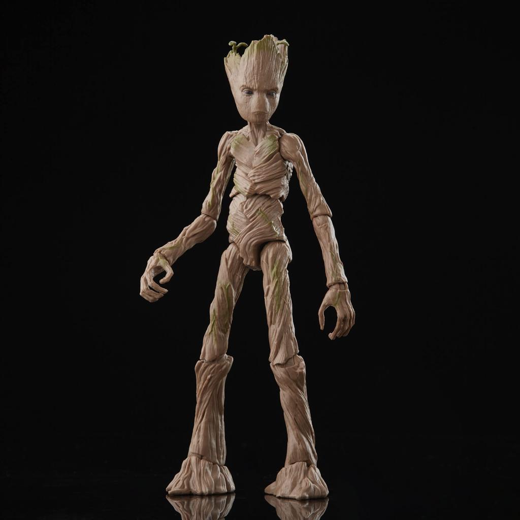 MARVEL Marvel Legends Series Thor: Love and Thunder Groot F1410 Authentic 6-inch (15cm) Action Figure with 4 Build-a-Figure Accessories