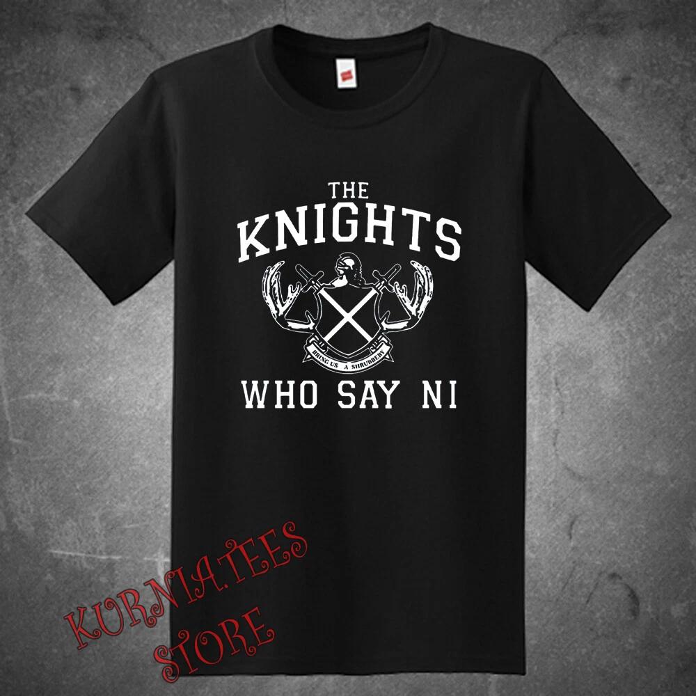 Men s and Women s T-shirts Knights That Say NI XXL