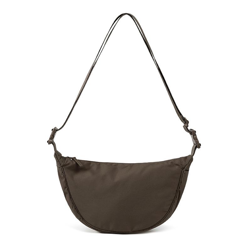 Lightweight Shoulder Bag Soid Color Unisex Chest Bag Commuter Bag