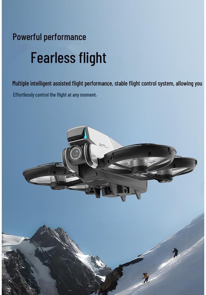 Brushless GT9 FPV Drone with HD Camera, Large Screen Remote, Optical Flow Hover, and Aerial Photography.