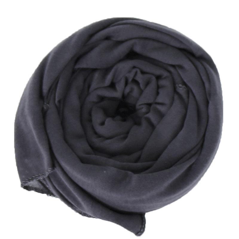Solid Color Mercerized Cotton Women's Scarf - Spring/Summer, High-Quality, Elastic, Breathable, Indian-Style, Sweat-Wicking, BS82