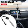 3D Metal Logo Badge Car Rear View Mirror Pendant Ornament For Lexus F-SPORT ES RX NX LS UX LM LX GX LC RZ IS CT GS RC HS SC TX L