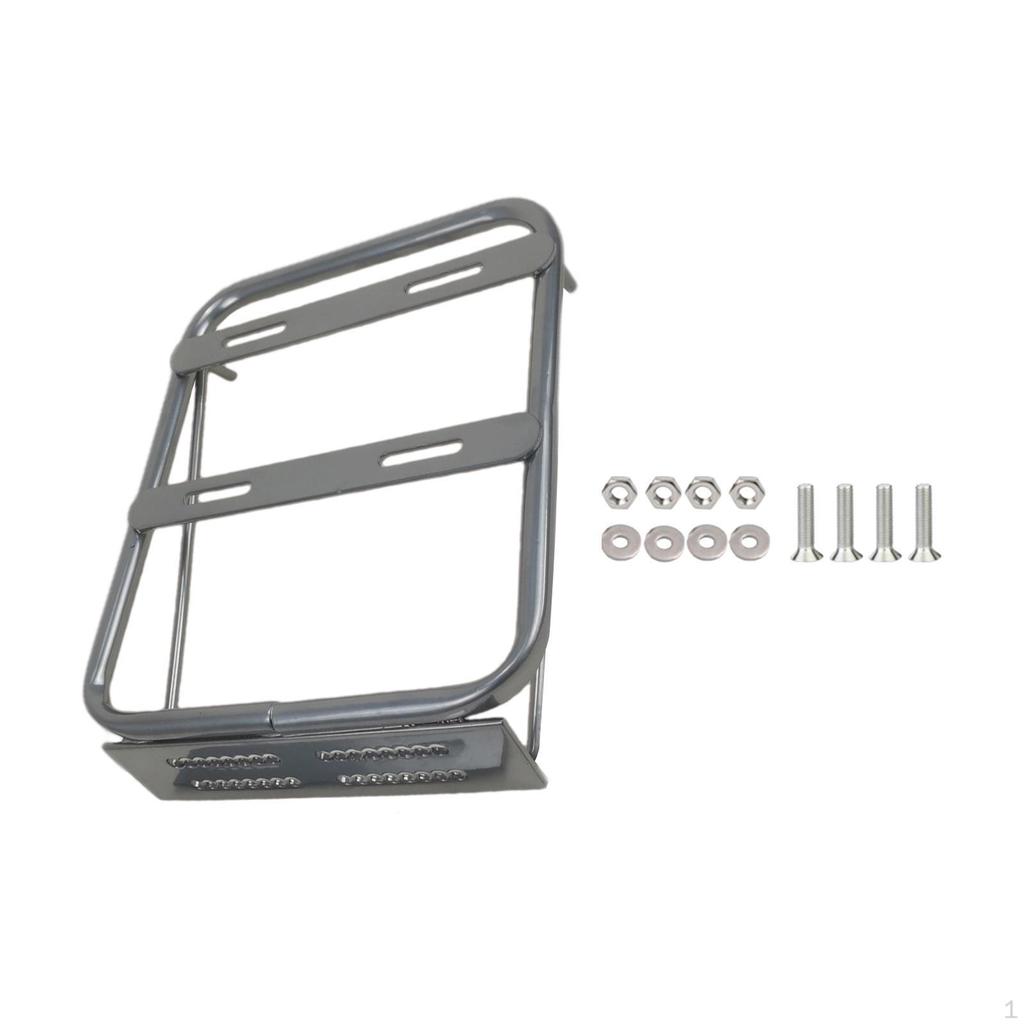 Motorbike Rear Tail Box Carrier Basket Rack Shelf with Screw Bracket Holder Trunk