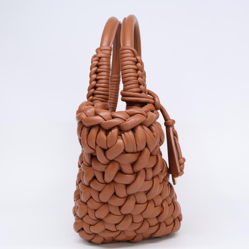 Alanui Crochet Handbag BrownUsed