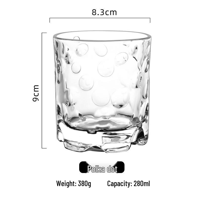 18-Second Rotating Crystal Whiskey Tumbler: Creative Liquor Glass for Home Use