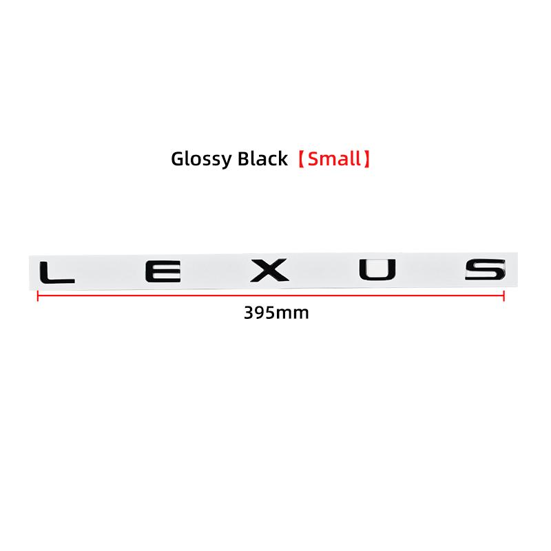 

3D ABS Car Letters Rear Trunk Lexus Logo Emblem Stickers Badge For Lexus F SPORT GX460 Ct200h IS250 ES 220D IS200 Fsport GS GX