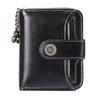 Women Short Small Money Purse Wallet Ladies Leather Folding Coin Card Holder