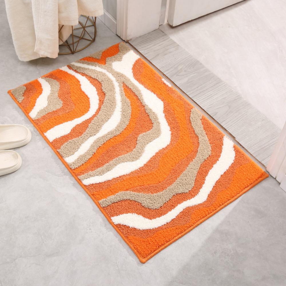 

Dopamine Mori Moss Flocking Bathroom Нескользящий коврик для ног Водопоглощающий коврик для двери 40x60cm