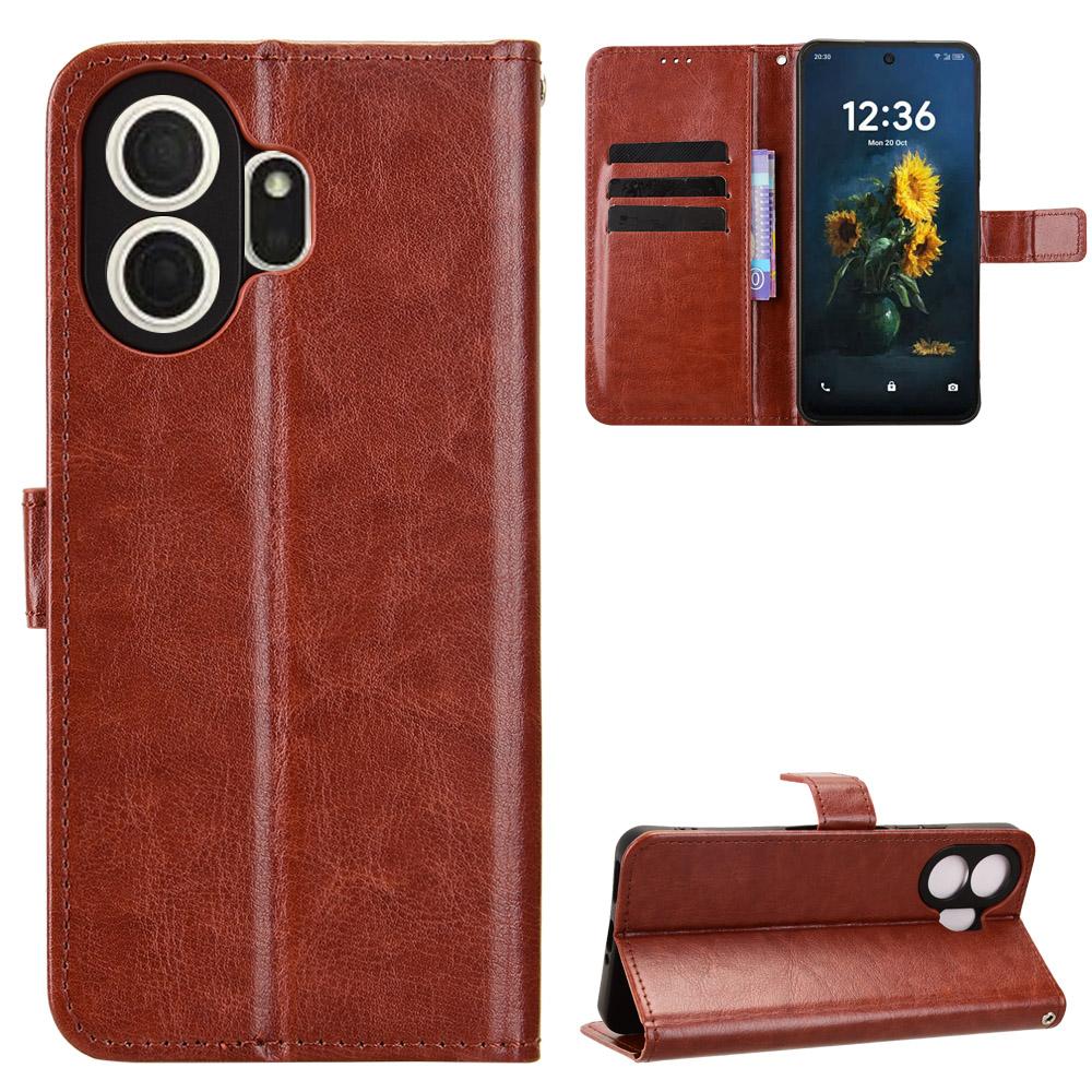 Flip Cover compatible for TCL NxtPaper 70 Pro PU Leather Phone Case Full-Body Protection with [RFID Blocking]