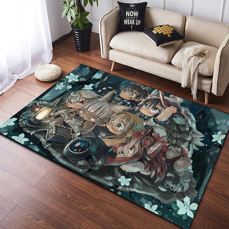 Anime Made In Abyss Carpet Kitchen MatEntrance Doormat Bedroom Floor Decoration Living Room Carpet Bathroom Anti-slip Rugs