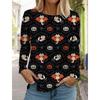 Fashion Women's T Shirt Tee 3D Print Floral Graphic Casual Holiday Fashion Long Sleeve T-shirt O-Neck Yellow Sweatshirt Pullover