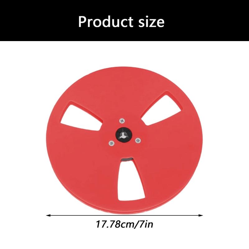7Inch 1/4Inch Empty Tape Reel Constructed From Durability ABS For Long Use And Noise Reduction In Recorders