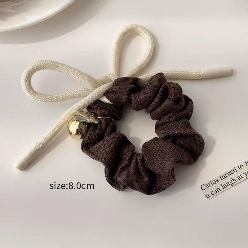 

Новые Модные Розовые Резинки для Волос с Бантиками Сладкие Большие Эластичные Резинки Резинки для Волос для Высокого Хвоста для Женщин Девушек Аксессуары для Волос Подарки кофейный