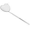 Heart Shaped Lash Mirror Professional Portable Stainless Steel Makeup Eyelash Mirror for Lash Extension