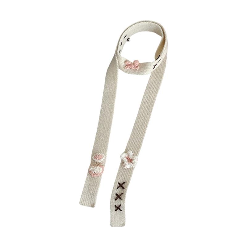 

Women s Stylish Choker Scarf for Casual Wear Party Photo Props Date Night білий